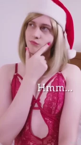 Merry christmas a little present for you from naughty santa