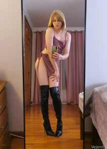 New dress and for some reason i thought it would look nice with these part 2