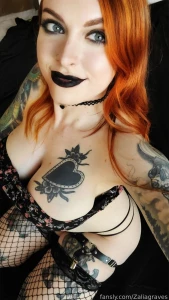 Everyone loves a horny goth gf with huge tits right redhead ginger