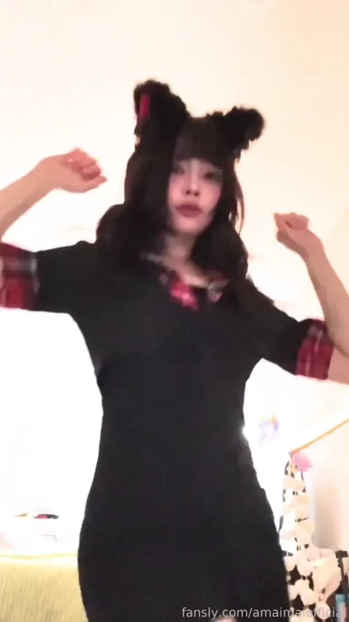 Something cute coming your way soon dance asian petite cosplay 