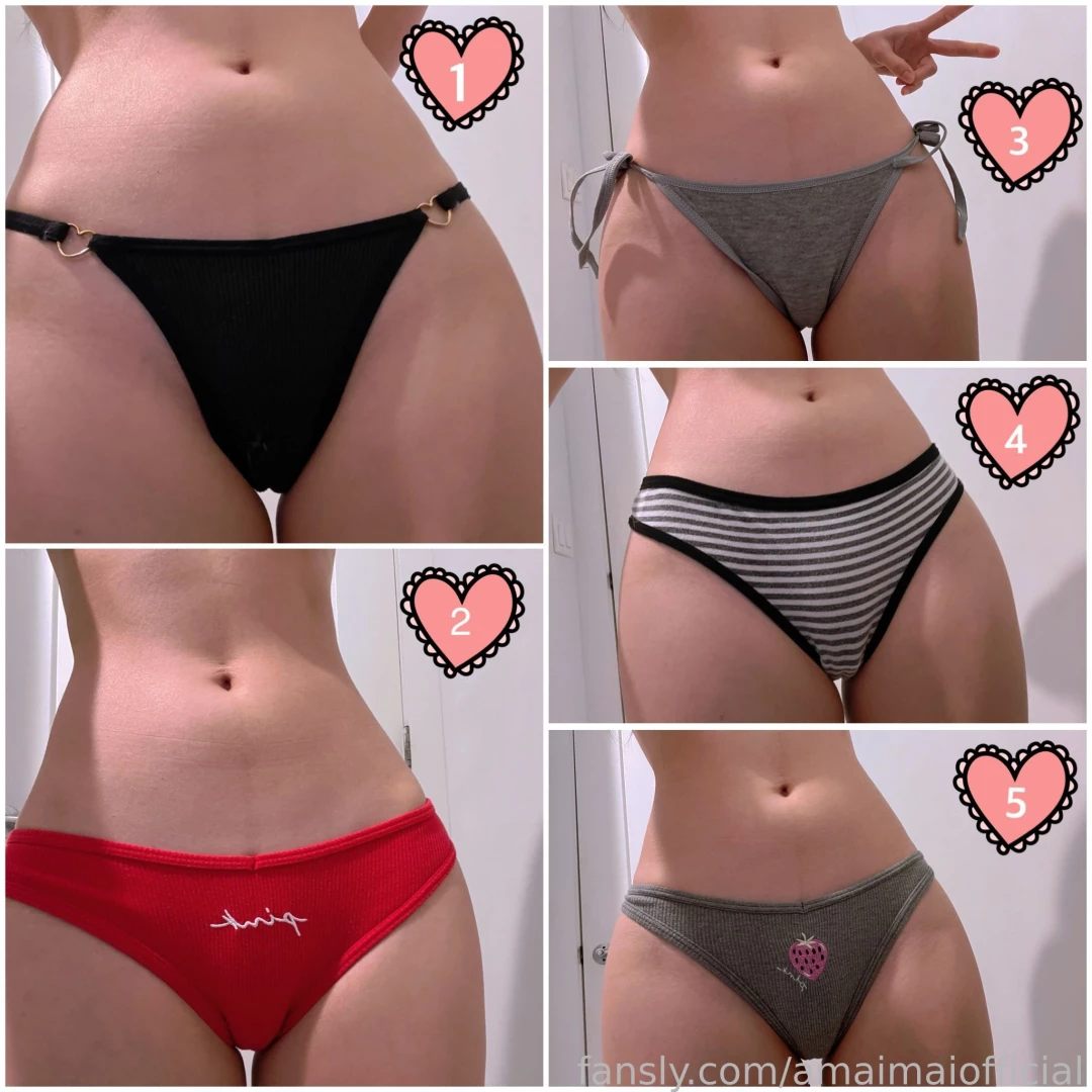 Cute panties for you these are the 5 for the month to choose from pls part 4 