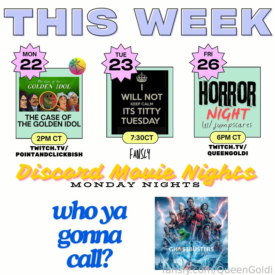 So questions titty tuesday-ers last week we dove into a free game 