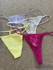 Wornpanties available 50 a pair with photoset postage x wornthong part 1