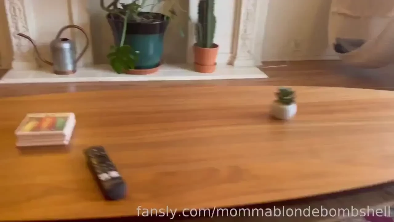 My perv stepson got caught sniffing my panties so i had to really show part 1 