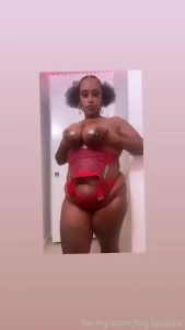 Tittie squeezing with pussy play come suck my big brown nipples part 1