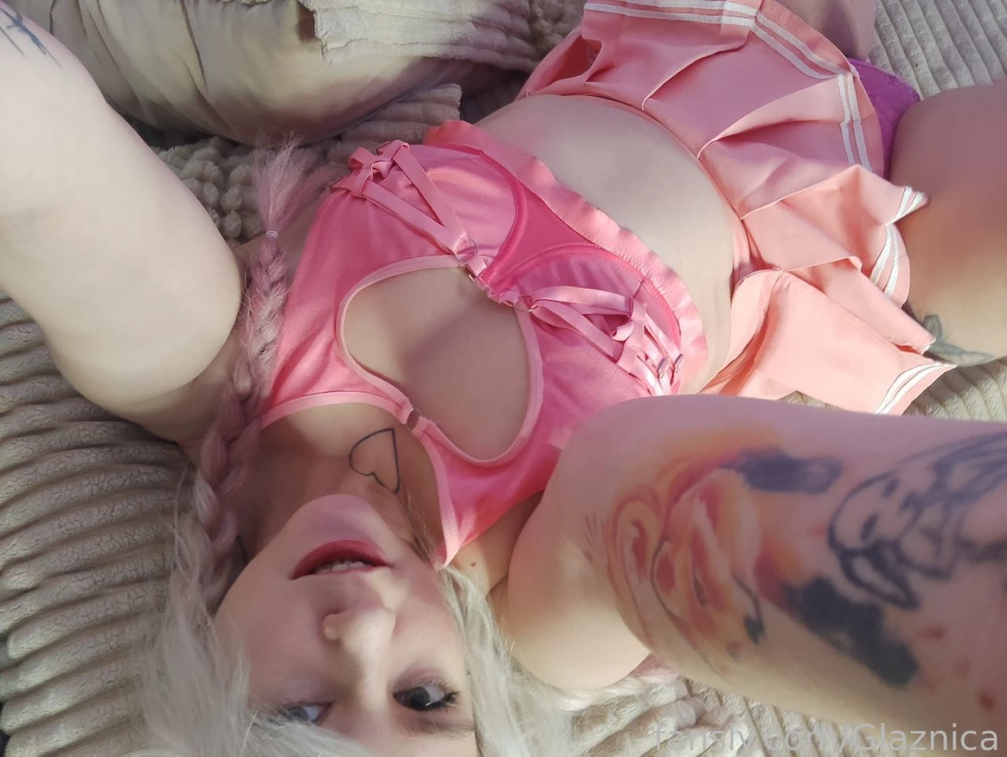 Hi how is your day going free pink cosplay 