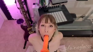 I just want to make you cum trans bound tgirl blowjob dildo