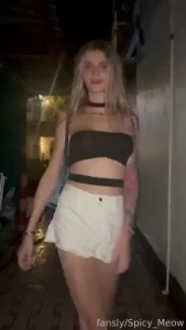 Follow me and check out my tits trans shemale beauty sexy outside