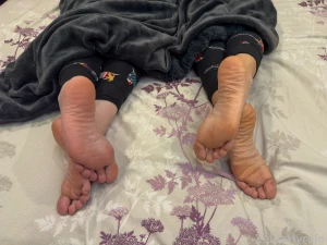 Would you lick our feet footfetish soles crossedsoles motherdaughter part 3