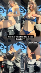 Quickie in the tractor with the bbc