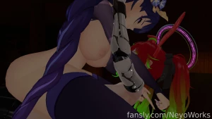 The shogun loves to please big cocks vrchat futanari genshin