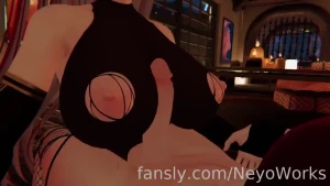 Horny pirate helping a fan to relieve some stress vr anime hentai