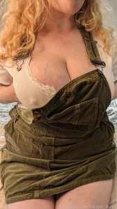 Just a humble farm girl preparing her udders for when her husband gets