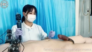 All dressed up in my lavender gloves and my nurse uniform i tie up my part 1