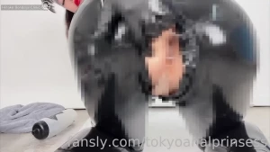 Today i m having myself some bright shiny fun in my rubber catsuit as