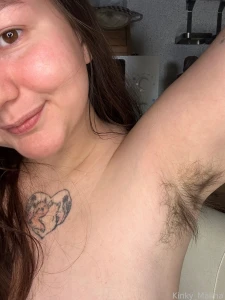 Can you find something unusual in this photo hairy hairyarmpits