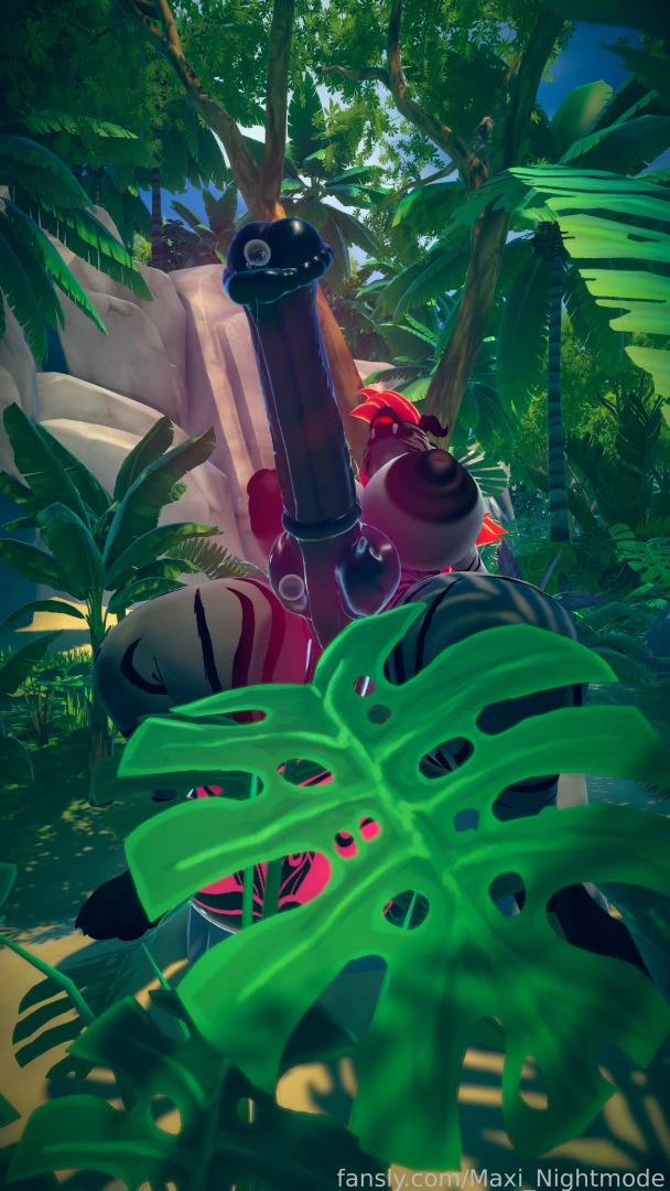 Like a predator in the jungle this big dicked bimbo is on the hunt for part 4 