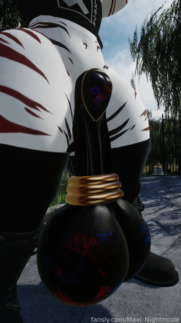 Showing off my giant bvnny cock and balls a little photography by part 1 