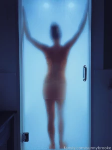 Steam shower photo set with 2 videos this night was so hot we stayed part 2