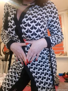 New dress dres pantyhose stockings pink black white top mature chubby part 12