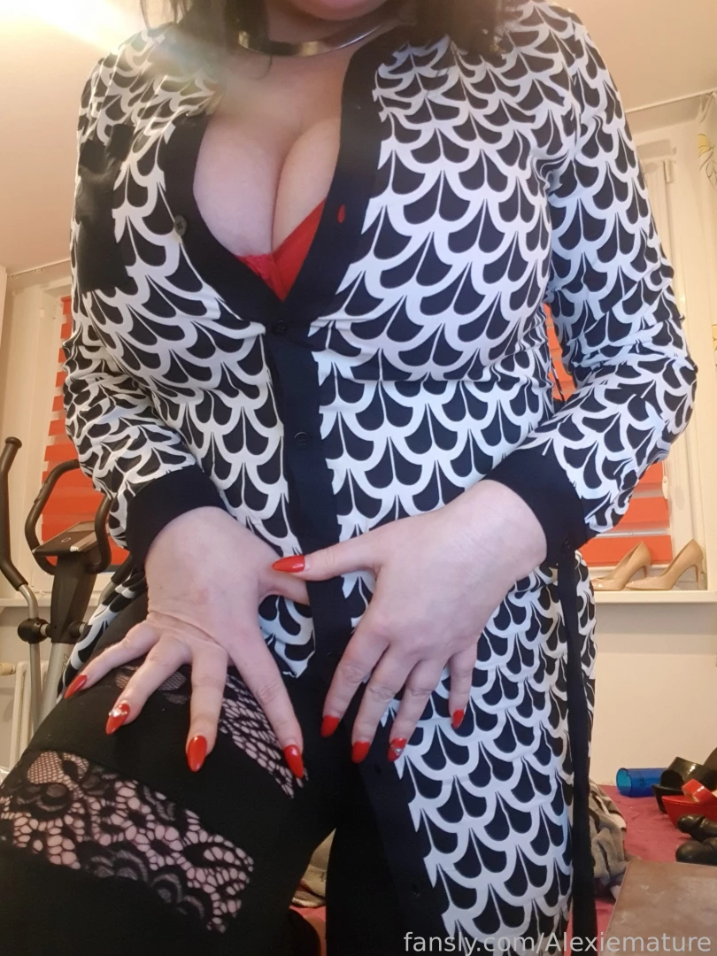 New dress dres pantyhose stockings pink black white top mature chubby part 20 