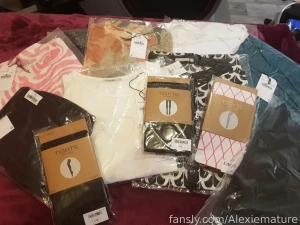 New dress dres pantyhose stockings pink black white top mature chubby part 3