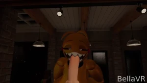 Toy chica pov blowjob fnaf pov toychica vrchat 3d