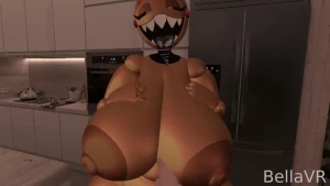 Cum for mommy chica vrchat fnaf fnia toychica pov boobjob furry hyper