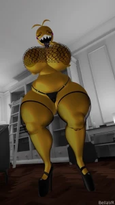 Mommy fnaf chica hyper chubby fishnets