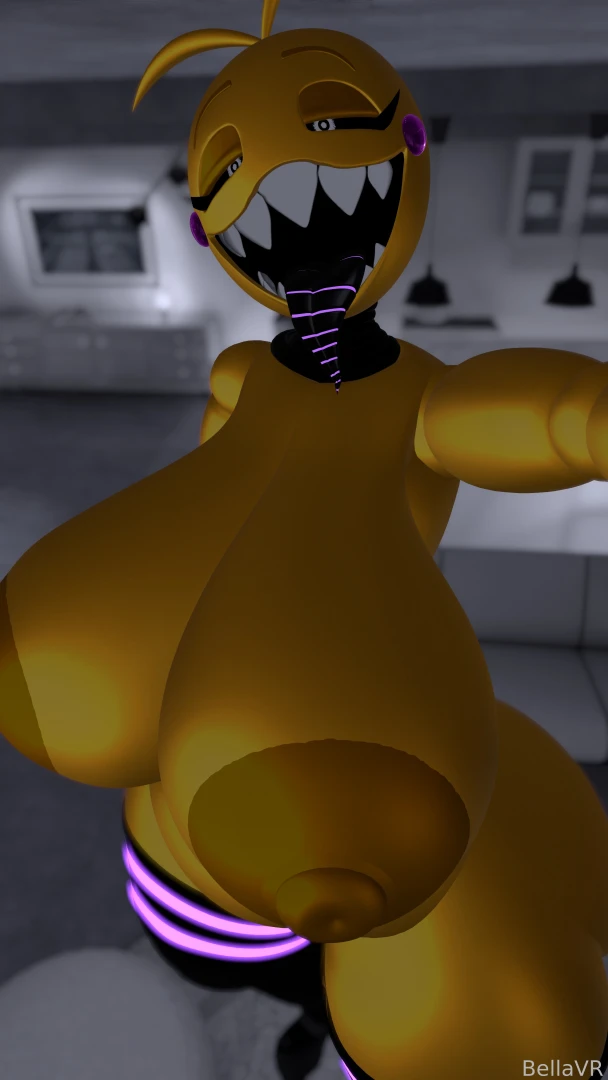 Good night chica fnaf tits boobs fishnets furry part 1 