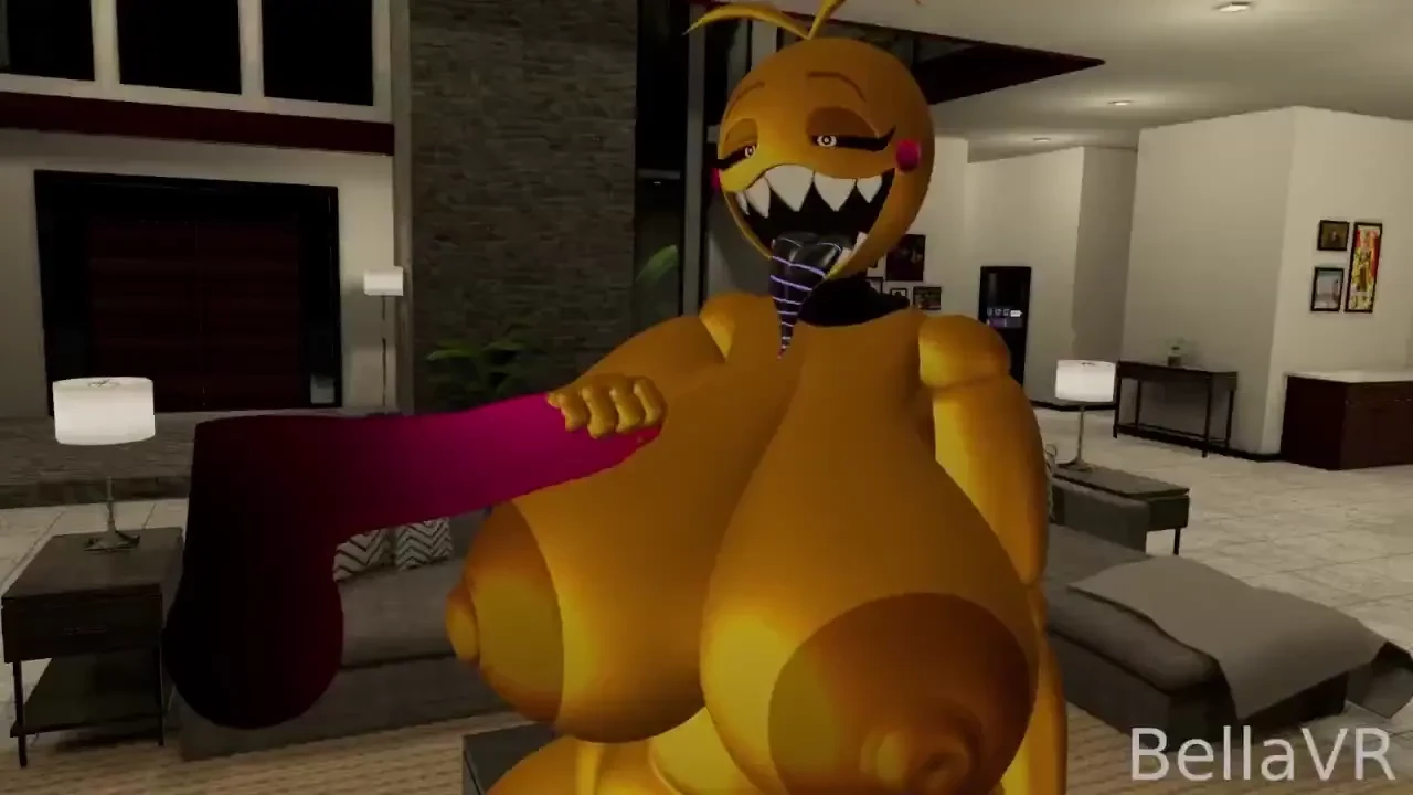 Dildo fun with mommy toy chica vrchat furry fnaf solo 