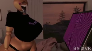 Mommy toy chica gets hypnotized hypno hypnosis chica fnaf tits boobs