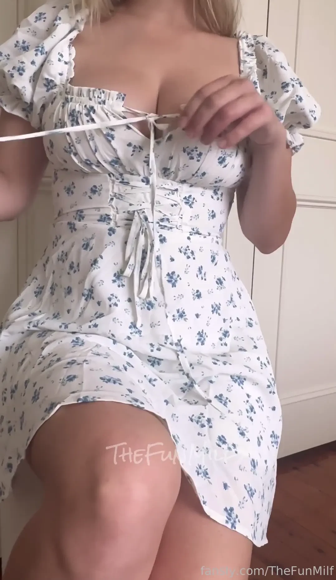 Cum watch me squirt in my cute dress squirting tits bigtits 