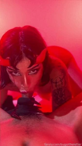 Sucking the soul outta you i am a demonic throating slut i love it