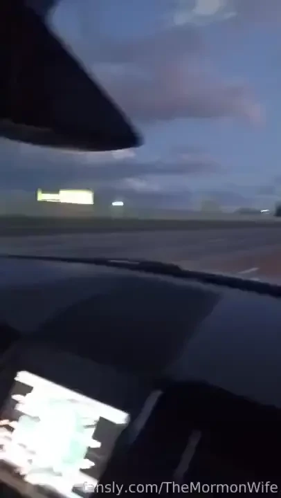 Driving with my big breast exposed 