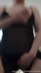 Rubbing my mommy nipples and pussy