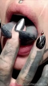Do you like long nails and black tounges