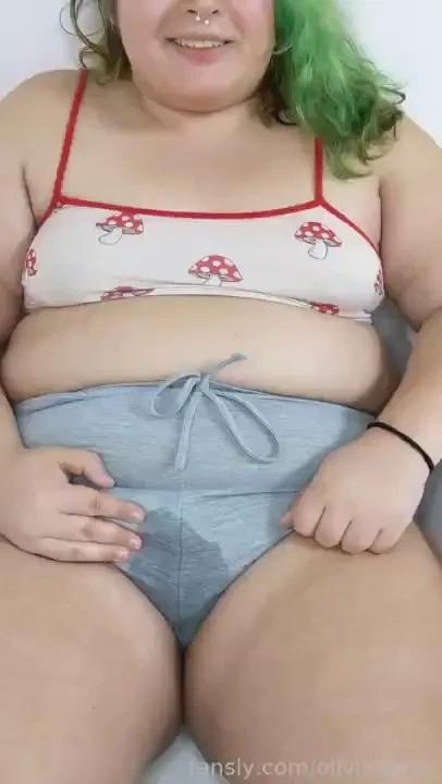 Pissing in my grey shorts i couldn t get the camera on in time 