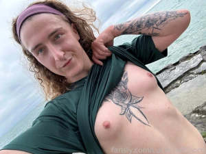 Here s some boobies and butt from my morning run outdoor outside part 1