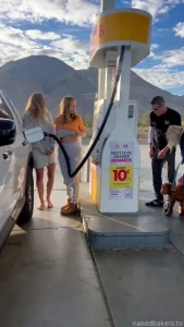 Filling up the tank for a road trip w stephinspace