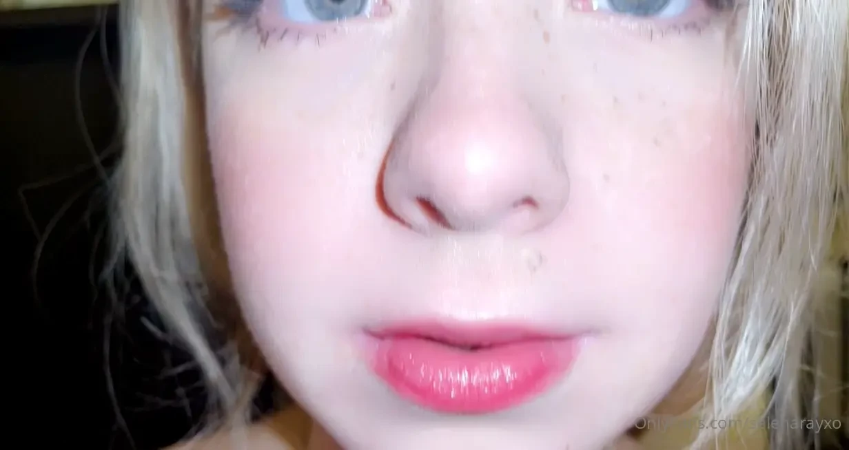 Where do you wanna cum all over my eyes lips or hair 