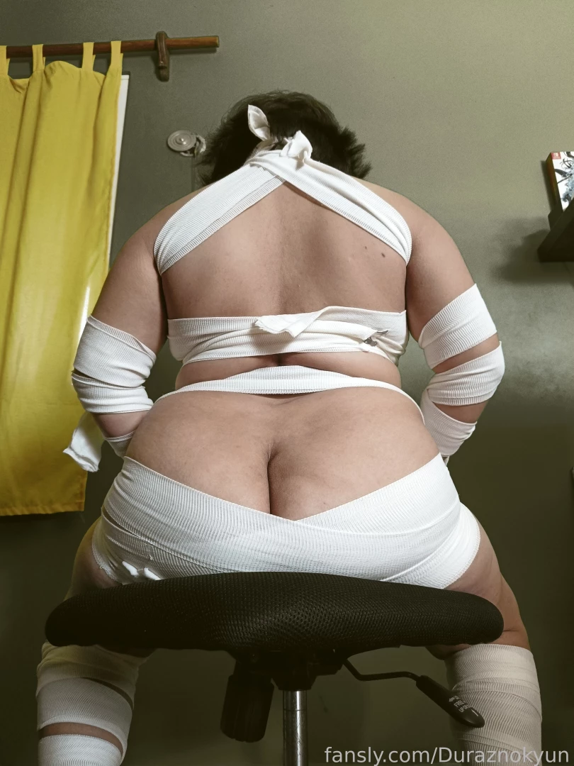 The bandages almost fell off 