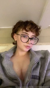 Relax read glasses girl twitch