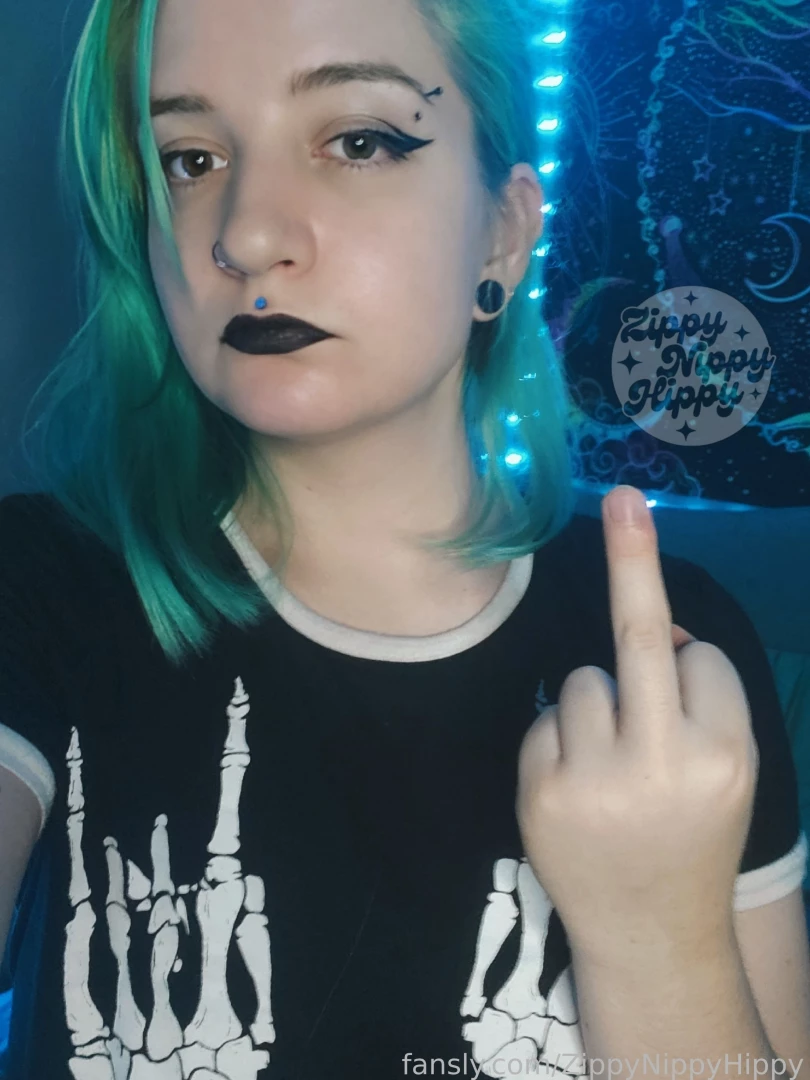 Beg nsfw selfie middlefinger femdom switch alt alternative pierced 