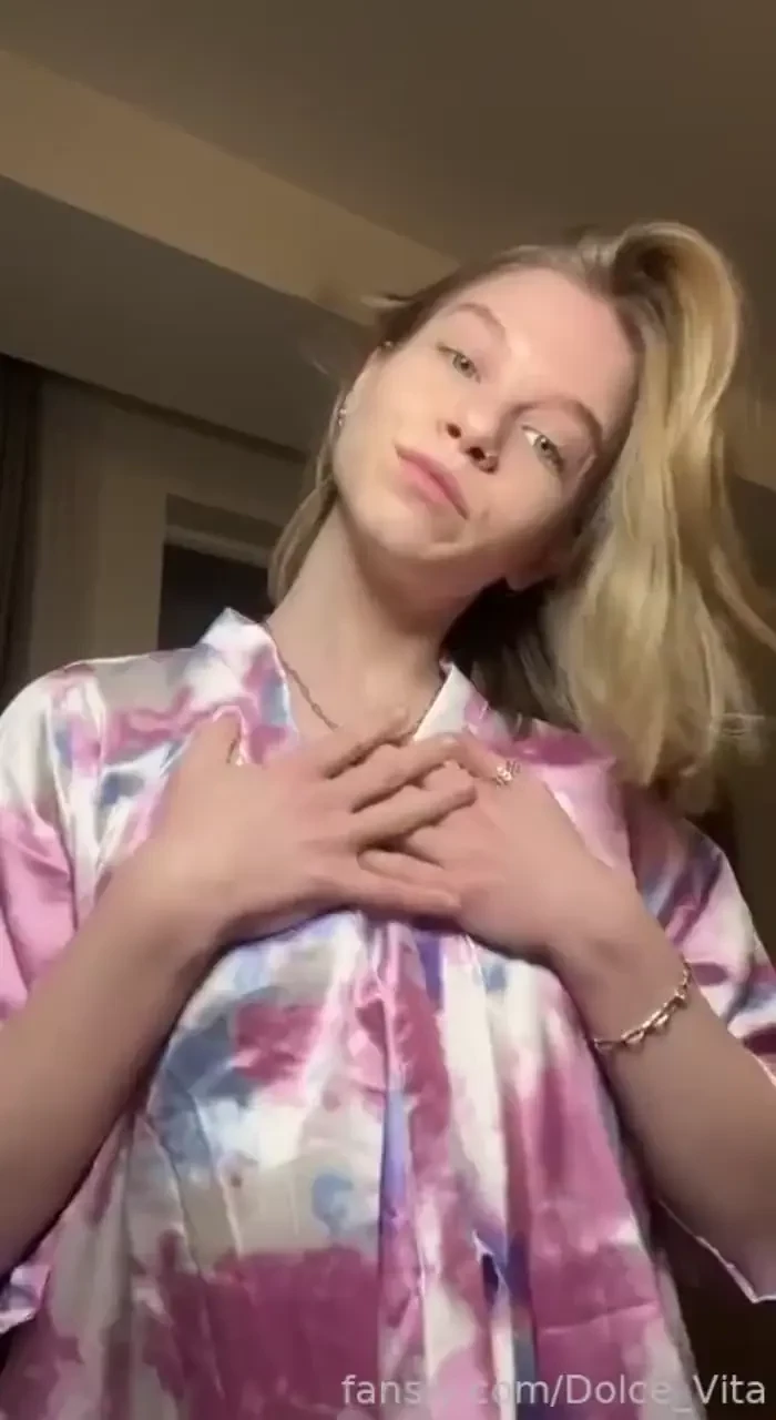 Grab my hair cutie kawaii egirl fyp girl cute boobs teen blonde 