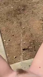 Just taking a casual outdoor piss tip if you wanna stick your head