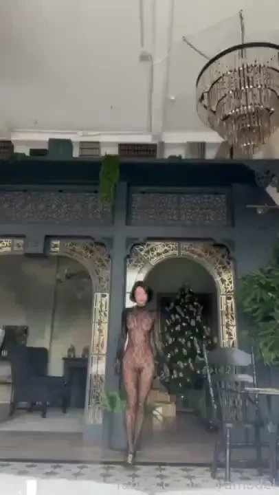 Made sexy video for you fyp sexy catsuit sex petite brunette shorthair 