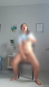 Very hot golden shower video pissing into my glass fucking myself very