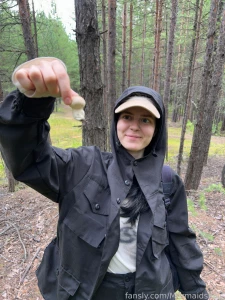 Recently i went to the forest to pick mushrooms and i found my new