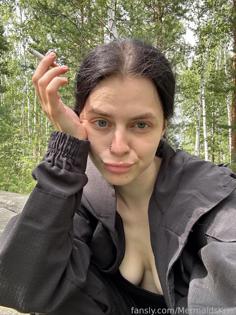 Would you go camping with me piercing smoking cigarette camping hiking part 1 